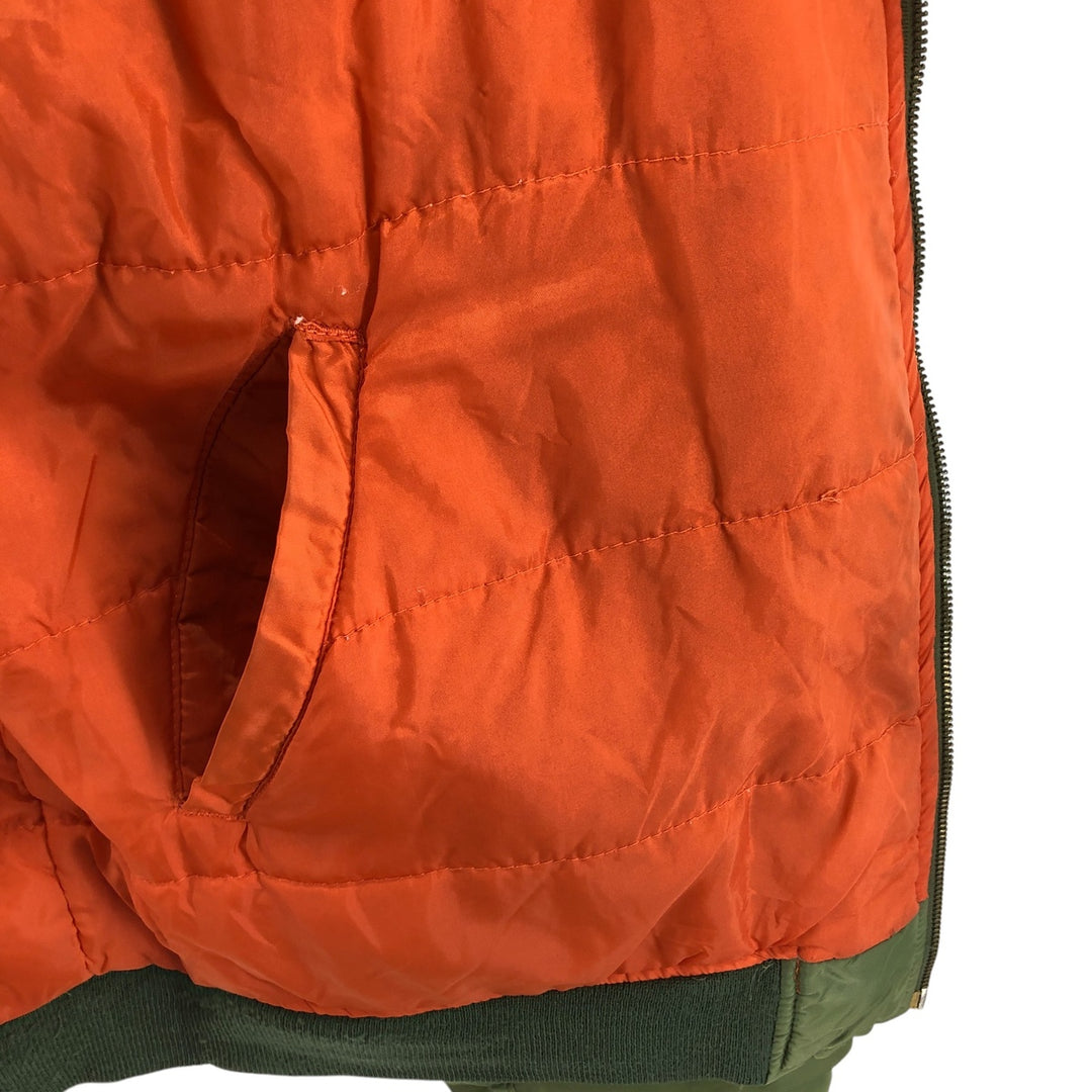 Civilian SIERRA PACIFIC MA-1 style military flight jacket, men's size M, vintage Nylon Khaki type Vintage Second Hand