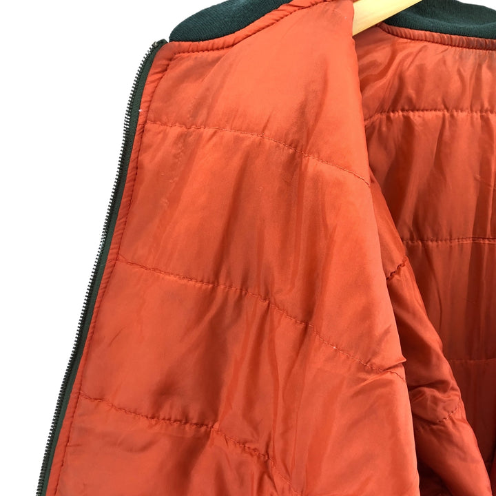 Civilian SIERRA PACIFIC MA-1 style military flight jacket, men's size M, vintage Nylon Khaki type Vintage Second Hand