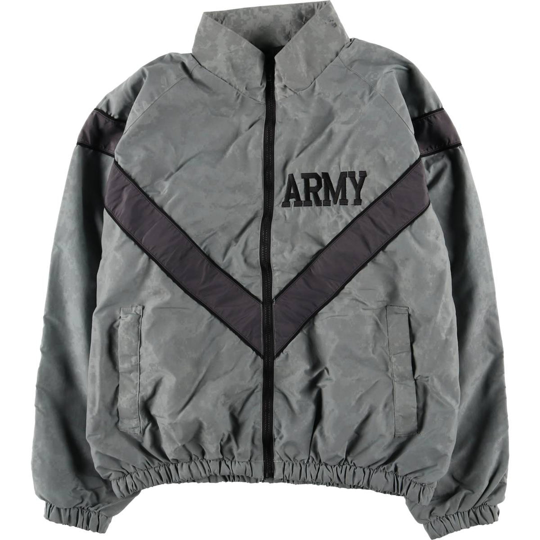 Genuine US Army IPFU Training Jacket, ACU Digital Camo Nylon Jacket, Made in USA, Medium Nylon gray type Vintage Second Hand