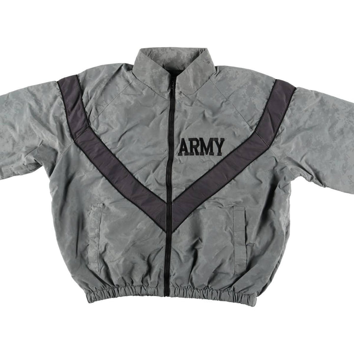 Genuine US Army IPFU Training Jacket, ACU Digital Camo Nylon Jacket, Made in USA, Medium Nylon gray type Vintage Second Hand
