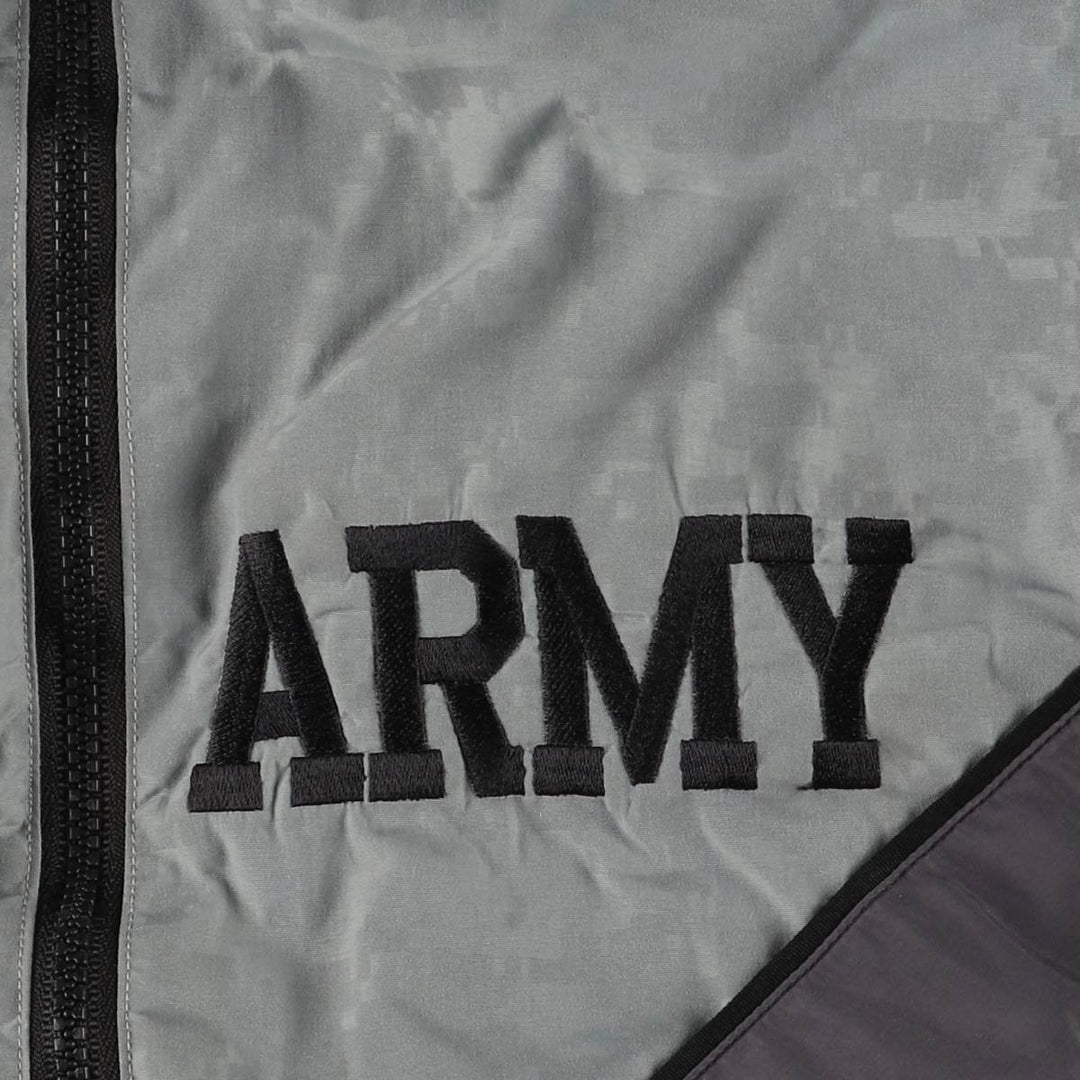 Genuine US Army IPFU Training Jacket, ACU Digital Camo Nylon Jacket, Made in USA, Medium Nylon gray type Vintage Second Hand