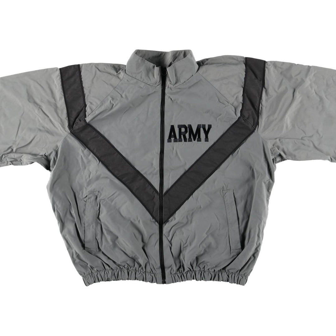 90'S USARMY SKILCRAFT IPFU Training Jacket Nylon Jacket Made in USA MEDIUM Nylon gray type Vintage Second Hand