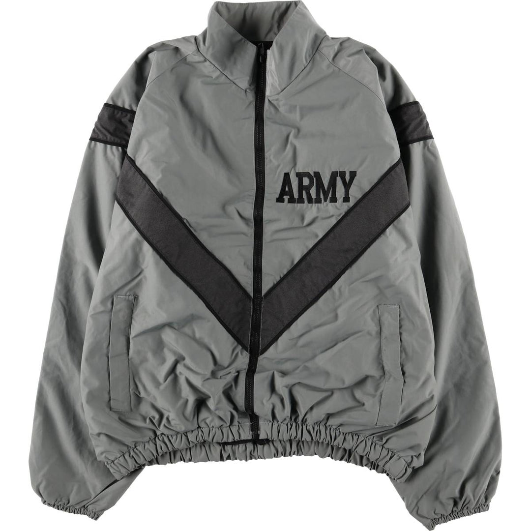 00'S USARMY IPFU Training Jacket Nylon Jacket Made in USA LARGE Nylon gray type Vintage Second Hand