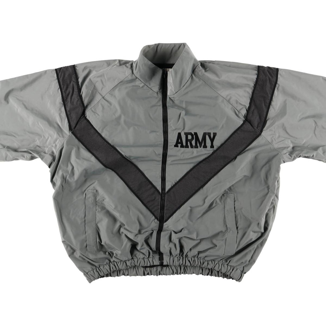 00'S USARMY IPFU Training Jacket Nylon Jacket Made in USA LARGE Nylon gray type Vintage Second Hand