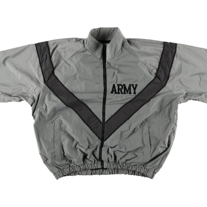 00'S USARMY IPFU Training Jacket Nylon Jacket Made in USA LARGE Nylon gray type Vintage Second Hand
