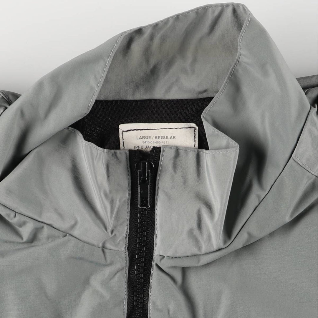 00'S USARMY IPFU Training Jacket Nylon Jacket Made in USA LARGE Nylon gray type Vintage Second Hand