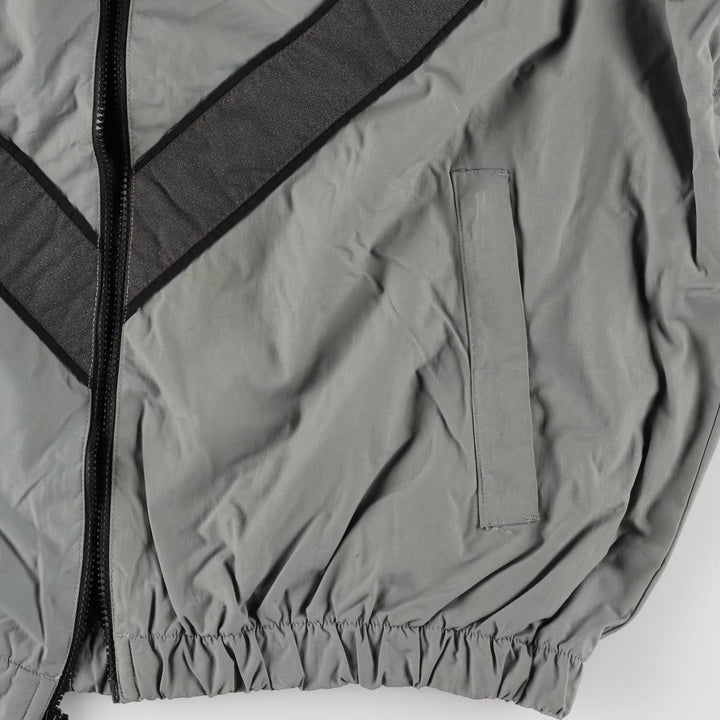 90'S USARMY SKILCRAFT IPFU Training Jacket Nylon Jacket Made in USA LARGE Nylon gray type Vintage Second Hand