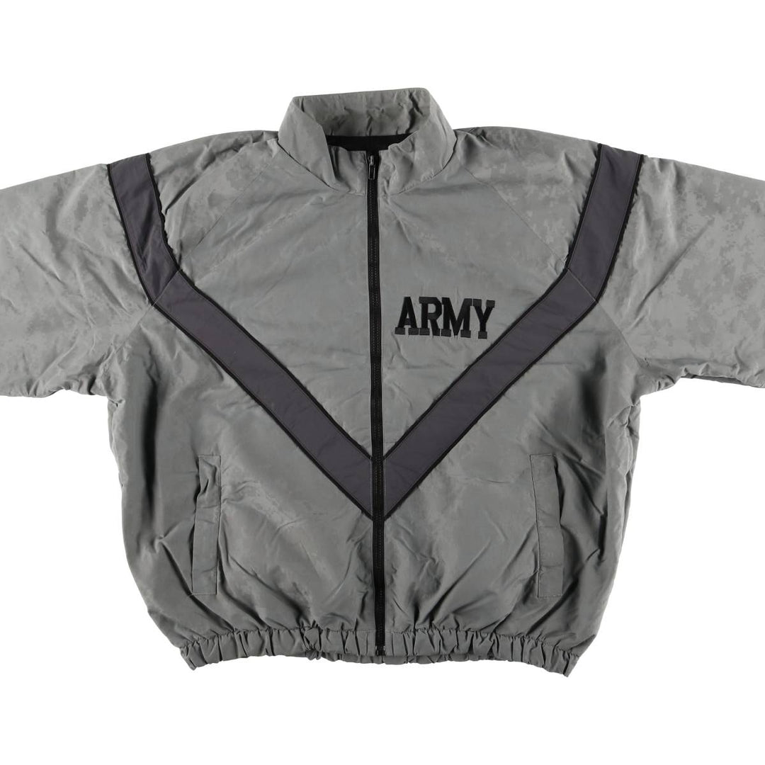 Authentic 2000'S US Army Skilcraft PFU ACU Training Jacket, Digital Camo, Nylon Jacket, Men's Size L Nylon gray type Vintage Second Hand