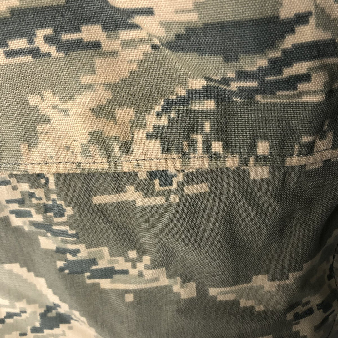 Authentic 2000'S US military camouflage pattern ABU Digital Tiger Camo military Gore-Tex parka, made in the USA, large regular size, equivalent to men's L. Nylon gray type Vintage Second Hand