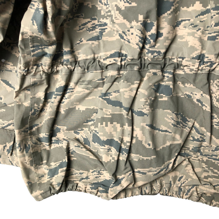 Authentic 2000'S US military camouflage pattern ABU Digital Tiger Camo military Gore-Tex parka, made in the USA, large regular size, equivalent to men's L. Nylon gray type Vintage Second Hand