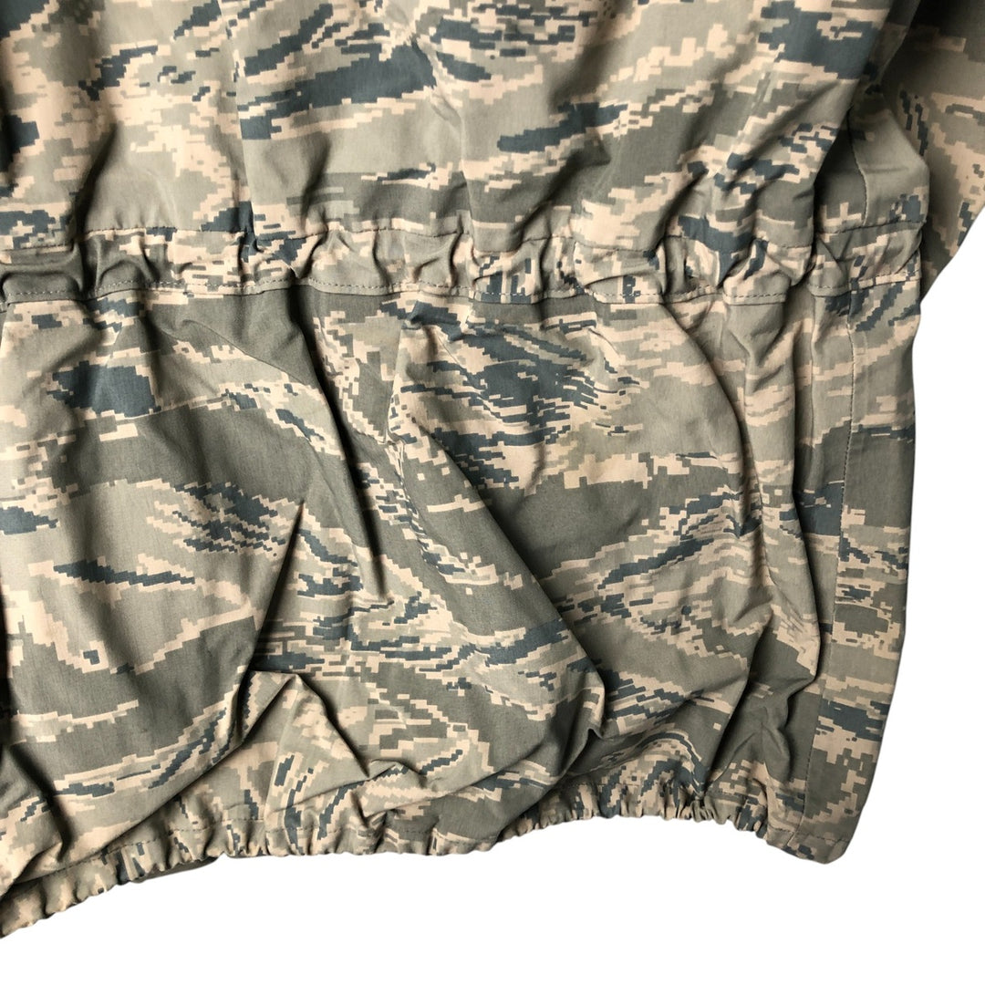 Authentic 2000'S US military camouflage pattern ABU Digital Tiger Camo military Gore-Tex parka, made in the USA, large regular size, equivalent to men's L. Nylon gray type Vintage Second Hand