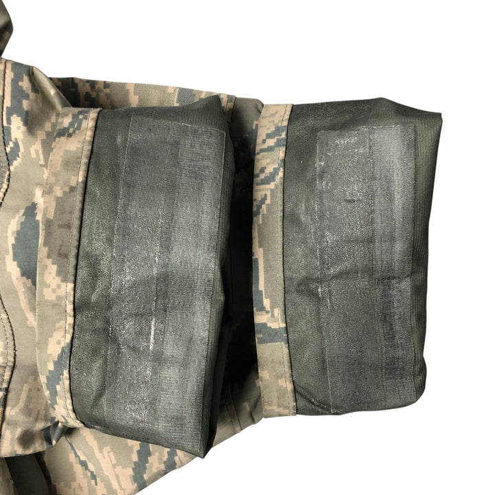 Authentic 2000'S US military camouflage pattern ABU Digital Tiger Camo military Gore-Tex parka, made in the USA, large regular size, equivalent to men's L. Nylon gray type Vintage Second Hand
