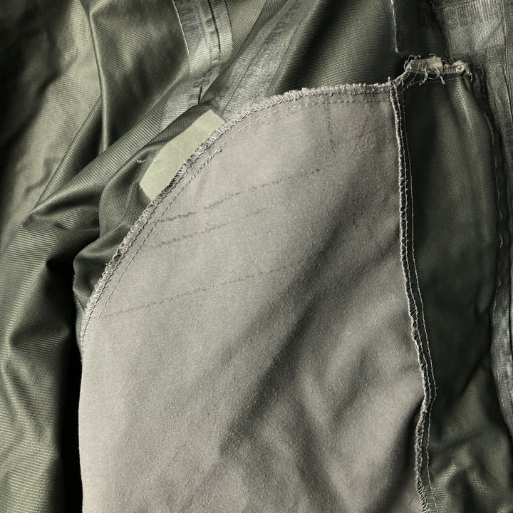 Authentic 2000'S US military camouflage pattern ABU Digital Tiger Camo military Gore-Tex parka, made in the USA, large regular size, equivalent to men's L. Nylon gray type Vintage Second Hand
