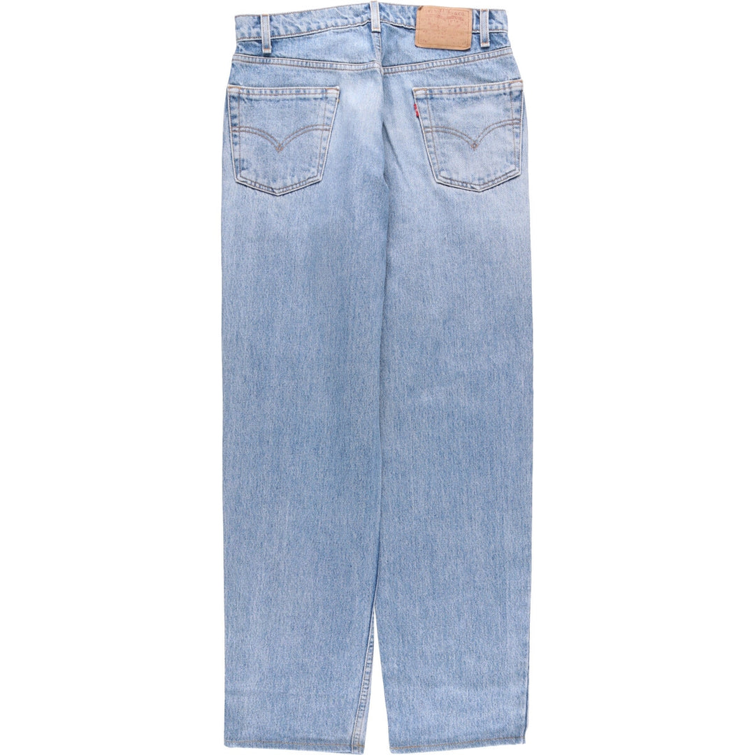 90'S Levi's 00550-4891 Relaxed Fit Tapered Denim Pants, Men's, Size 32 (Vintage) cotton blue type Vintage Second Hand