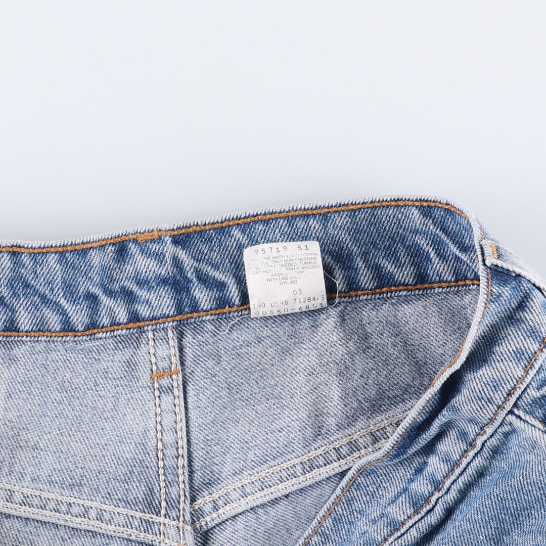 90'S Levi's 00550-4891 Relaxed Fit Tapered Denim Pants, Men's, Size 32 (Vintage) cotton blue type Vintage Second Hand