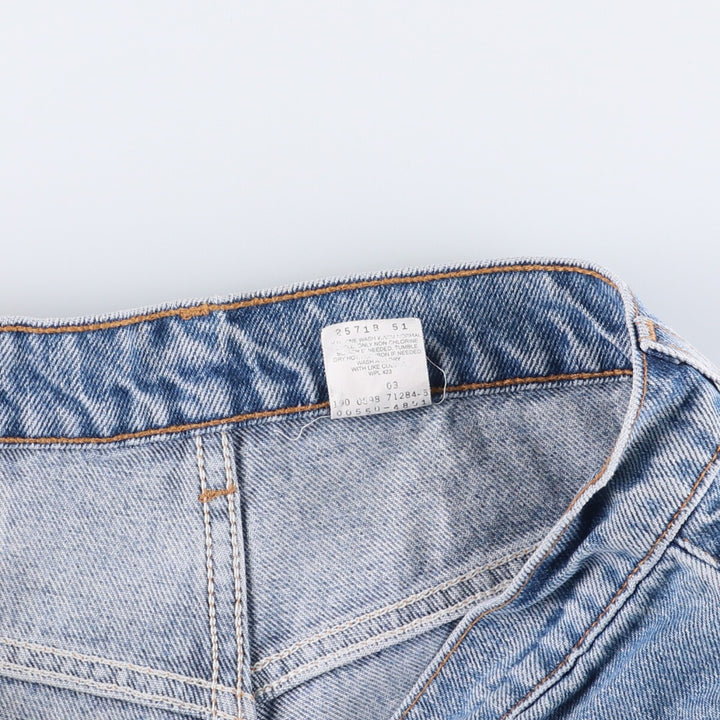 90'S Levi's 00550-4891 Relaxed Fit Tapered Denim Pants, Men's, Size 32 (Vintage) cotton blue type Vintage Second Hand