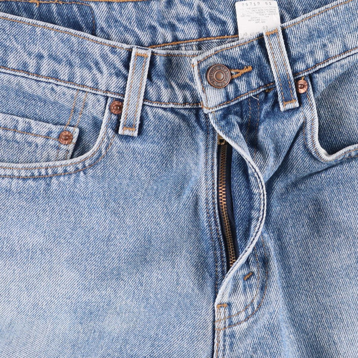90'S Levi's 00550-4891 Relaxed Fit Tapered Denim Pants, Men's, Size 32 (Vintage) cotton blue type Vintage Second Hand