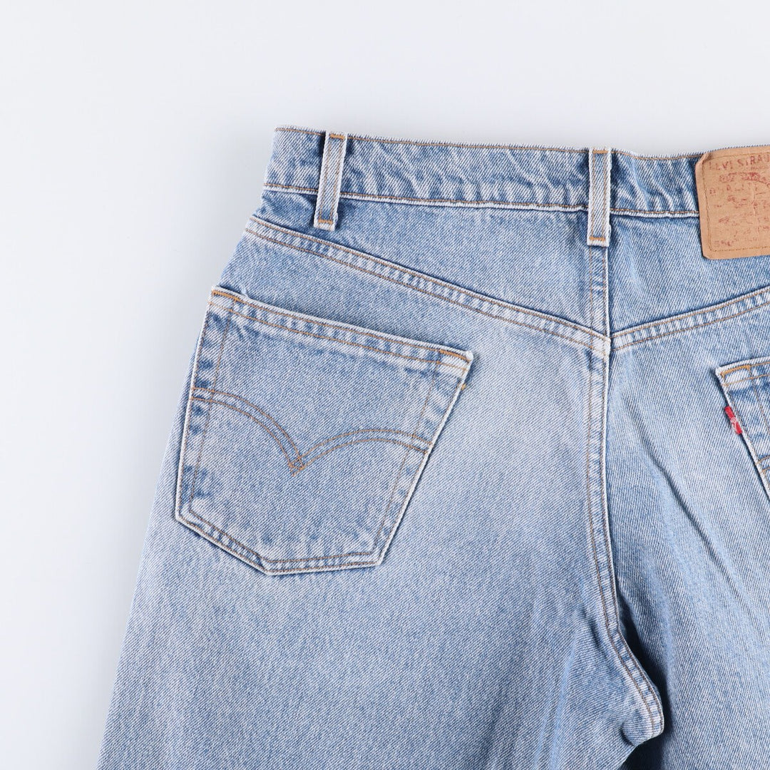 90'S Levi's 00550-4891 Relaxed Fit Tapered Denim Pants, Men's, Size 32 (Vintage) cotton blue type Vintage Second Hand