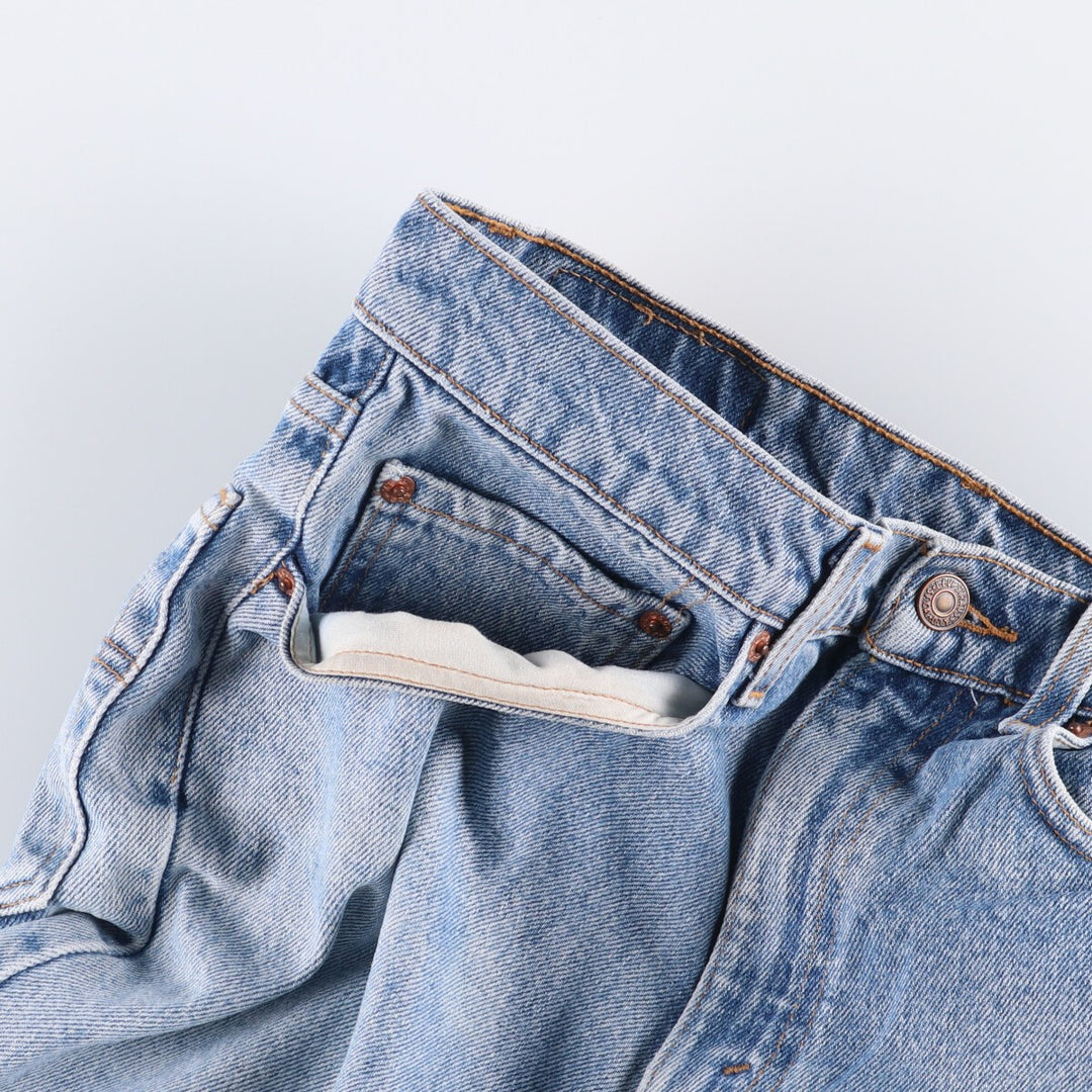90'S Levi's 00550-4891 Relaxed Fit Tapered Denim Pants, Men's, Size 32 (Vintage) cotton blue type Vintage Second Hand