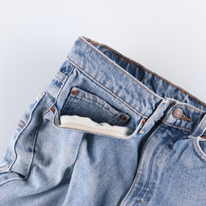 90'S Levi's 00550-4891 Relaxed Fit Tapered Denim Pants, Men's, Size 32 (Vintage) cotton blue type Vintage Second Hand