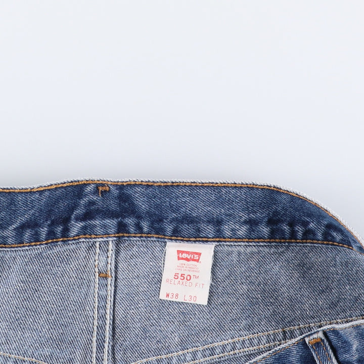 2000'S Levi's 00550-0216 Relaxed Fit Tapered Denim Pants, Men's, Size W39 cotton blue type Vintage Second Hand