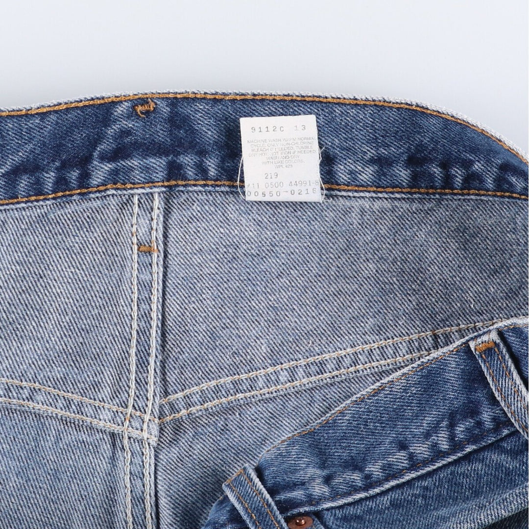 2000'S Levi's 00550-0216 Relaxed Fit Tapered Denim Pants, Men's, Size W39 cotton blue type Vintage Second Hand