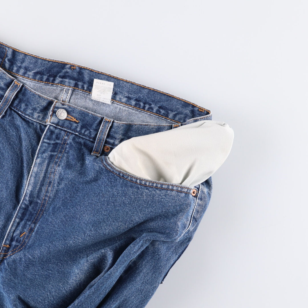 2000'S Levi's 00550-0216 Relaxed Fit Tapered Denim Pants, Men's, Size W39 cotton blue type Vintage Second Hand