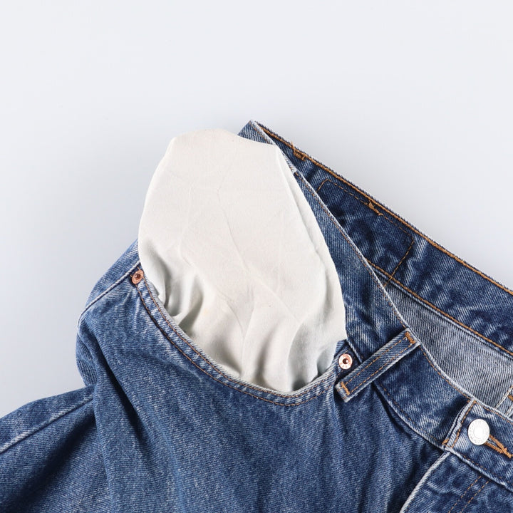 2000'S Levi's 00550-0216 Relaxed Fit Tapered Denim Pants, Men's, Size W39 cotton blue type Vintage Second Hand