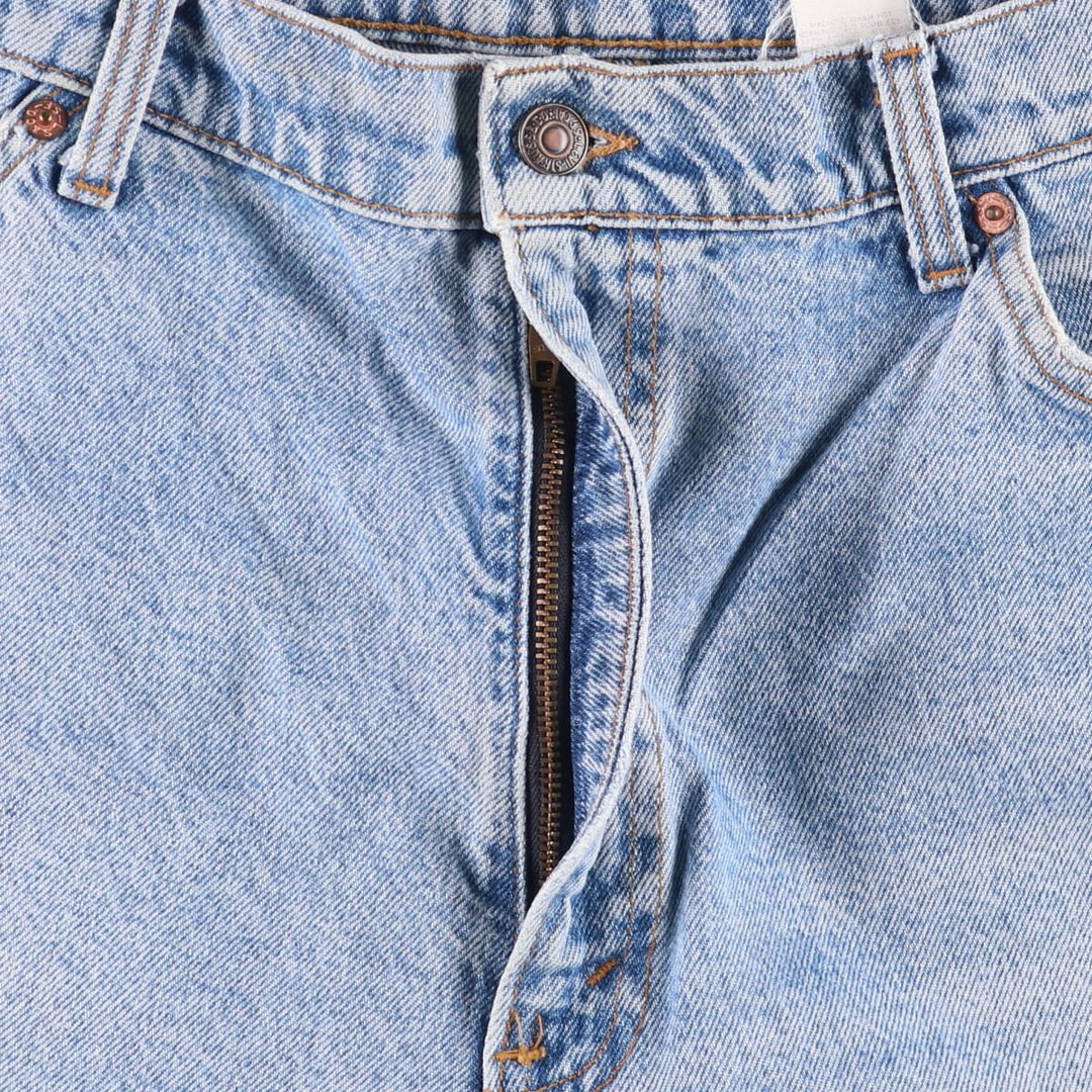 90'S Levi's 550-0213 Orange Tab Tapered Denim Pants, Made in USA, Men's, Size 36, Vintage unclear blue type Vintage Second Hand
