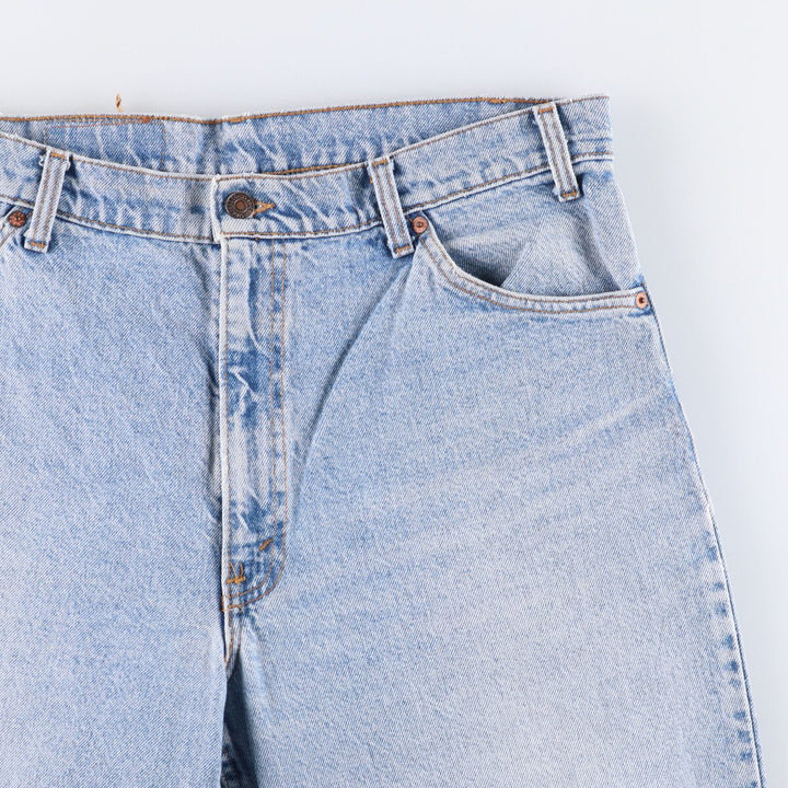 90'S Levi's 550-0213 Orange Tab Tapered Denim Pants, Made in USA, Men's, Size 36, Vintage unclear blue type Vintage Second Hand