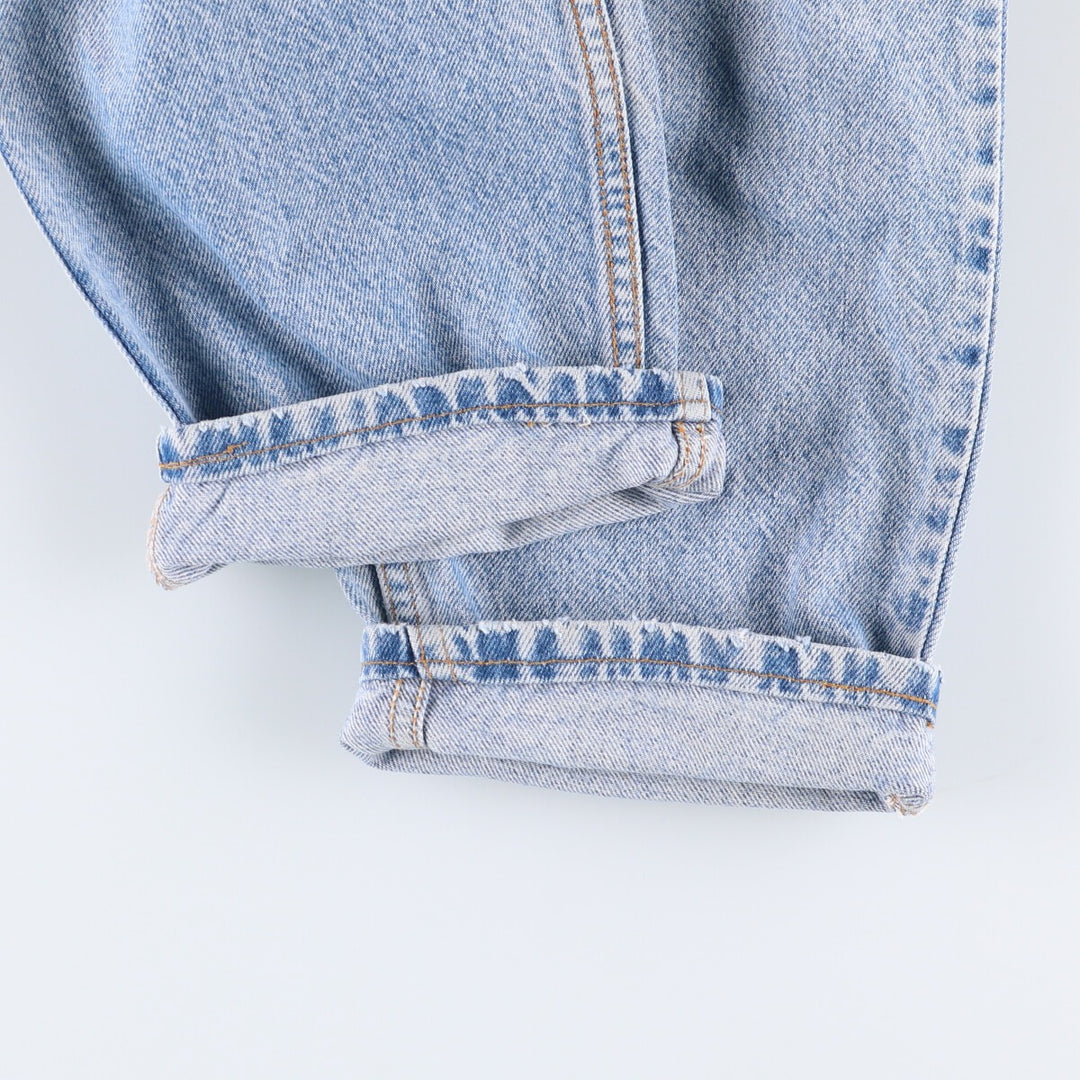 90'S Levi's 550-0213 Orange Tab Tapered Denim Pants, Made in USA, Men's, Size 36, Vintage unclear blue type Vintage Second Hand