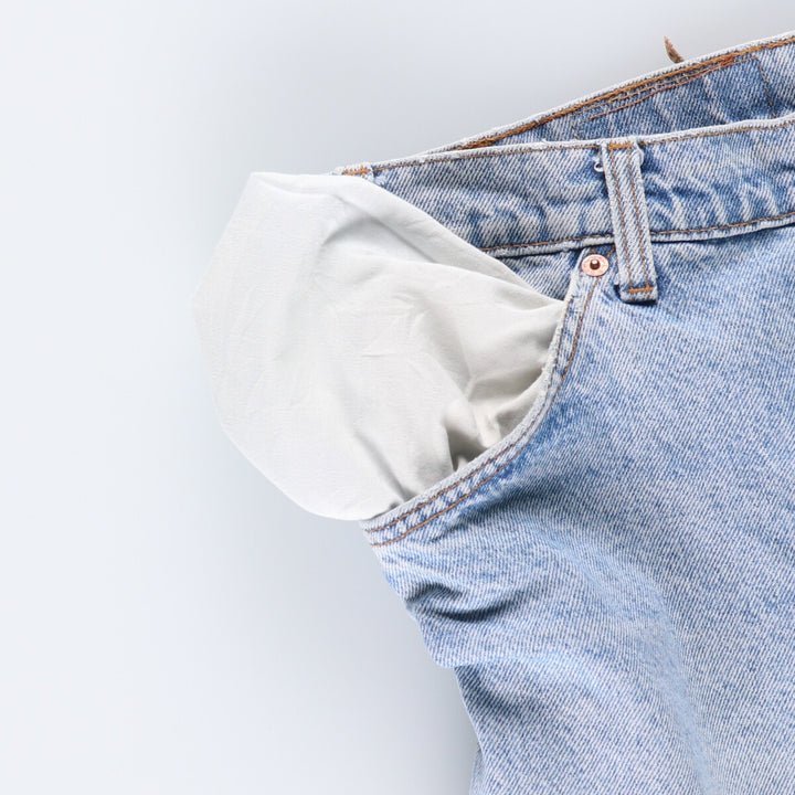 90'S Levi's 550-0213 Orange Tab Tapered Denim Pants, Made in USA, Men's, Size 36, Vintage unclear blue type Vintage Second Hand