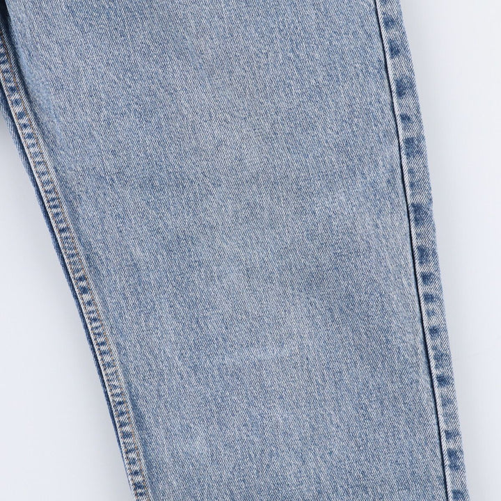 90'S Levi's 550-4891 Relaxed Fit Tapered Leg Denim Pants, Made in USA, Men's, Size 35, Vintage cotton blue type Vintage Second Hand