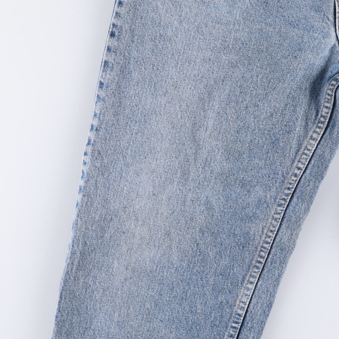 90'S Levi's 550-4891 Relaxed Fit Tapered Leg Denim Pants, Made in USA, Men's, Size 35, Vintage cotton blue type Vintage Second Hand