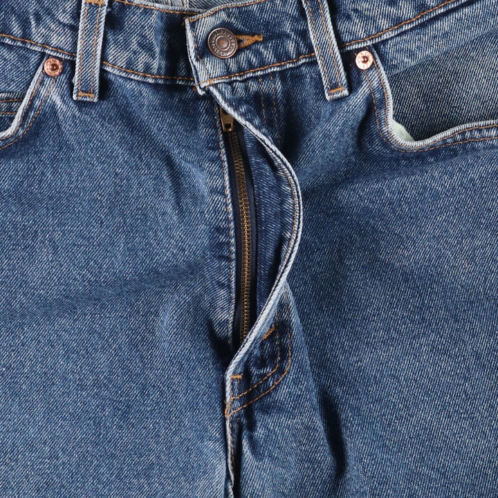 90'S Levi's 40550-0310 Relaxed Fit Tapered Denim Pants with Orange Tab, Made in USA, Men's Size 34, Vintage cotton blue type Vintage Second Hand