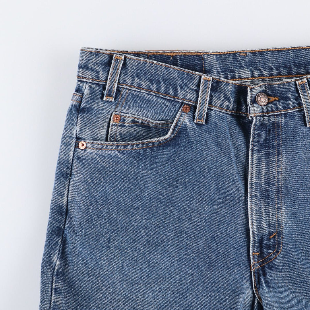 90'S Levi's 40550-0310 Relaxed Fit Tapered Denim Pants with Orange Tab, Made in USA, Men's Size 34, Vintage cotton blue type Vintage Second Hand