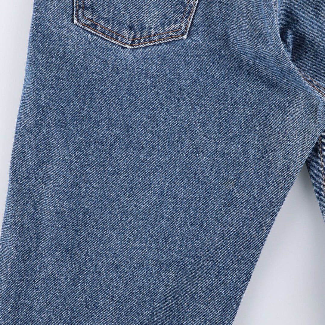 90'S Levi's 40550-0310 Relaxed Fit Tapered Denim Pants with Orange Tab, Made in USA, Men's Size 34, Vintage cotton blue type Vintage Second Hand