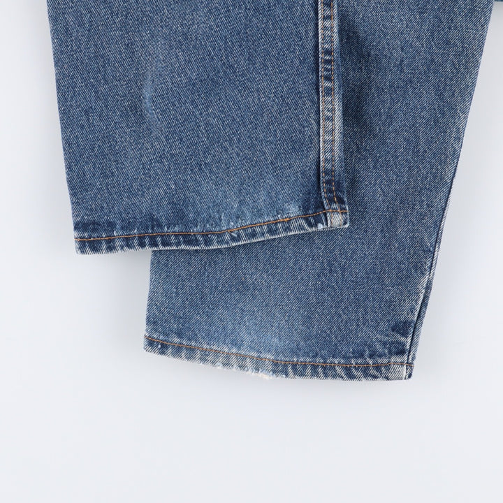 90'S Levi's 40550-0310 Relaxed Fit Tapered Denim Pants with Orange Tab, Made in USA, Men's Size 34, Vintage cotton blue type Vintage Second Hand