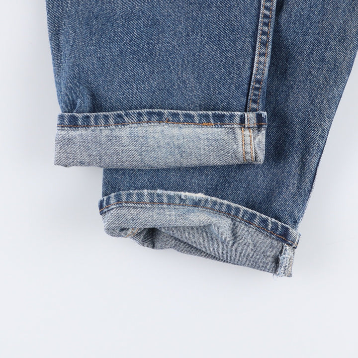 90'S Levi's 40550-0310 Relaxed Fit Tapered Denim Pants with Orange Tab, Made in USA, Men's Size 34, Vintage cotton blue type Vintage Second Hand