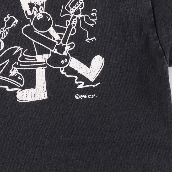 COWBOY MOUTH Band T-shirt, Men's Size M unclear black type Vintage Second Hand