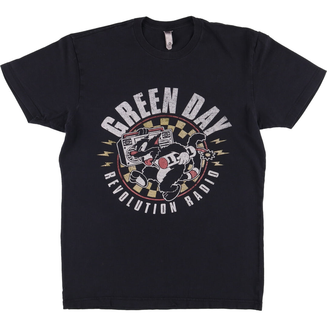 NEXT LEVEL GREEN DAY Green Day Band T-Shirt, Men's Size Small cotton black type Vintage Second Hand