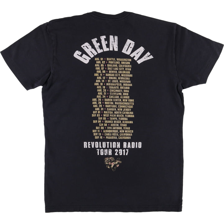 NEXT LEVEL GREEN DAY Green Day Band T-Shirt, Men's Size Small cotton black type Vintage Second Hand