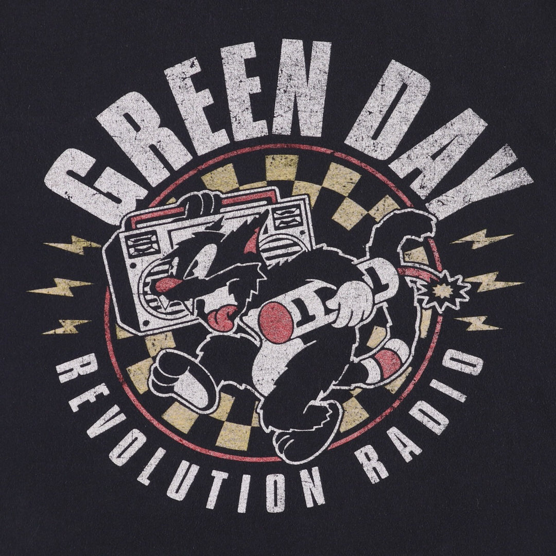 NEXT LEVEL GREEN DAY Green Day Band T-Shirt, Men's Size Small cotton black type Vintage Second Hand