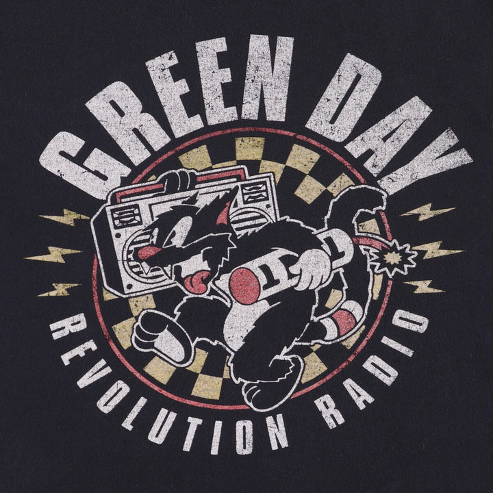 NEXT LEVEL GREEN DAY Green Day Band T-Shirt, Men's Size Small cotton black type Vintage Second Hand