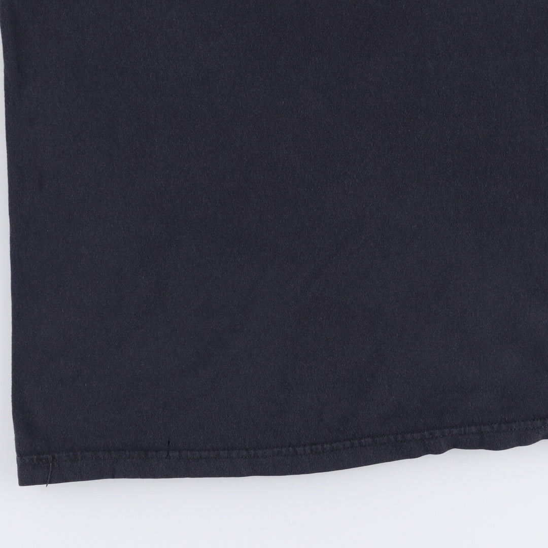 THE BEATLES Band T-shirt, Men's L size cotton black type Vintage Second Hand