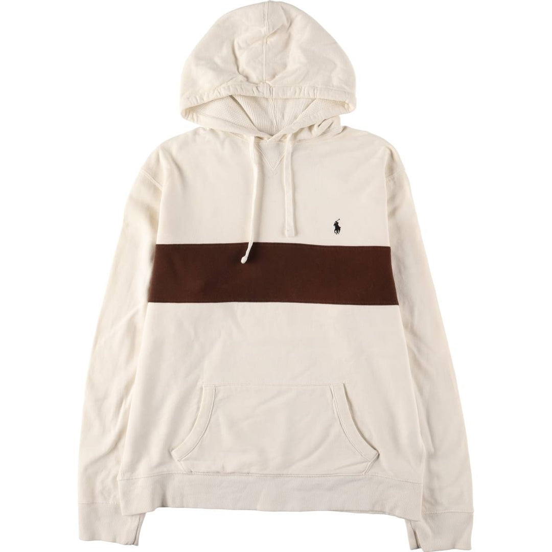 Ralph Lauren POLO by Ralph Lauren Sweatshirt Pullover Hoodie Men's XL cotton white type Vintage Second Hand