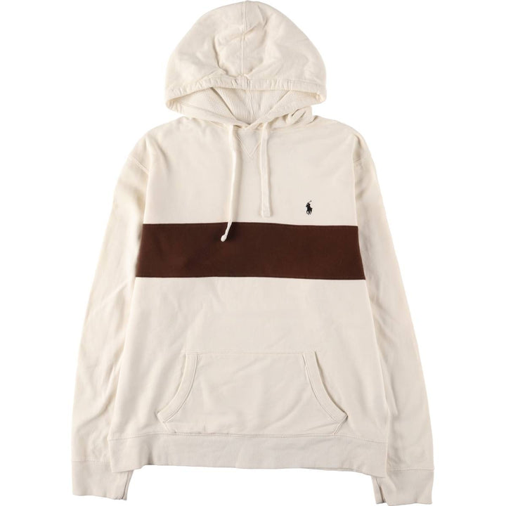 Ralph Lauren POLO by Ralph Lauren Sweatshirt Pullover Hoodie Men's XL cotton white type Vintage Second Hand