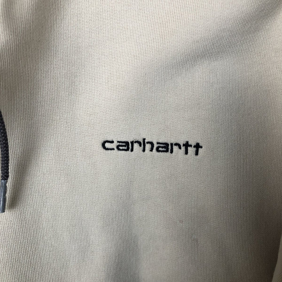Carhartt Sweat Pullover Hoodie Men's Size L unclear Beige type Vintage Second Hand