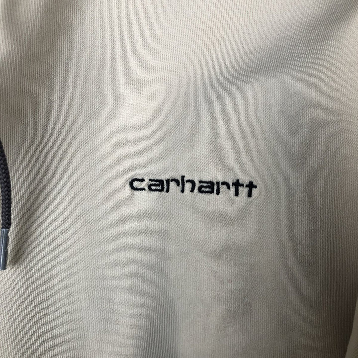 Carhartt Sweat Pullover Hoodie Men's Size L unclear Beige type Vintage Second Hand