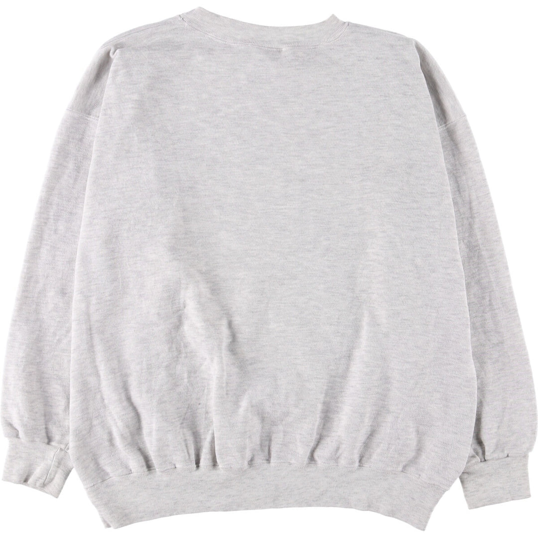 Vintage 90'S BEZIL dezign college sweatshirt, made in the USA, men's size XL polyester gray type Vintage Second Hand